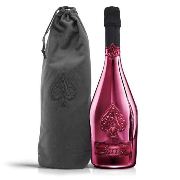 Champagne Armand de Brignac Demi-Sec - 75cl Velvet Bag