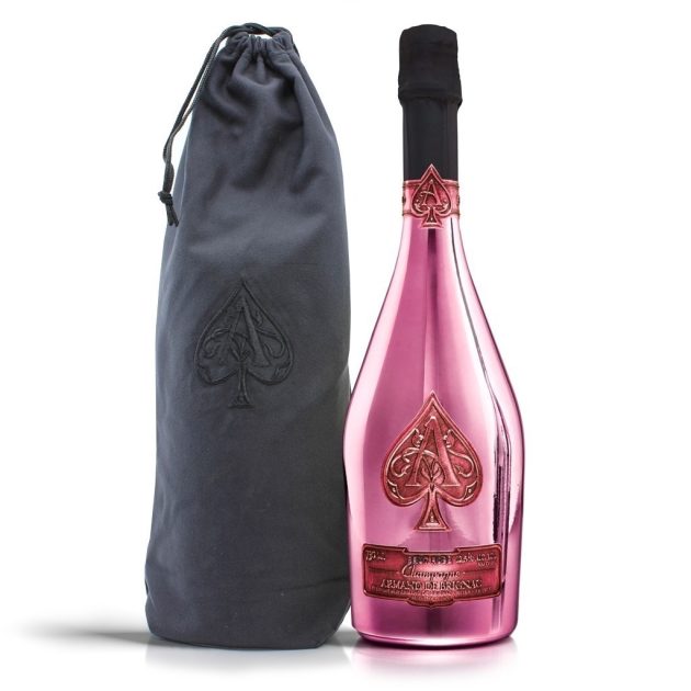 Champagne Armand de Brignac Rosé - 75cl Velvet Bag
