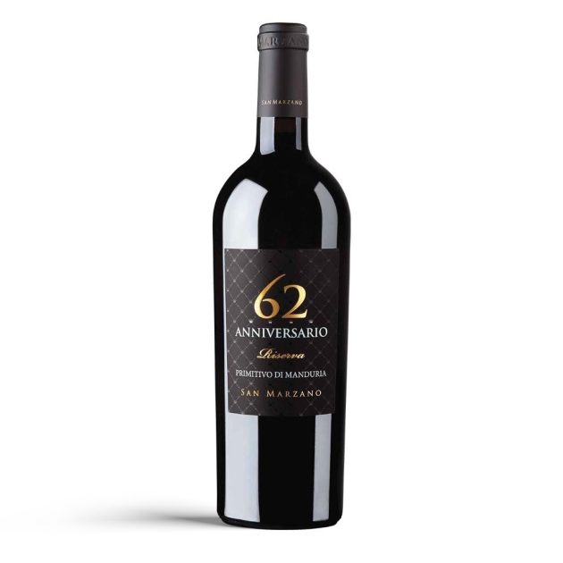 San Marzano Anniversario 62 Primitivo di Manduria Riserva 2019 - 75cl