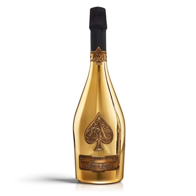 Champagne Armand de Brignac Brut Gold - 75cl Velvet Bag